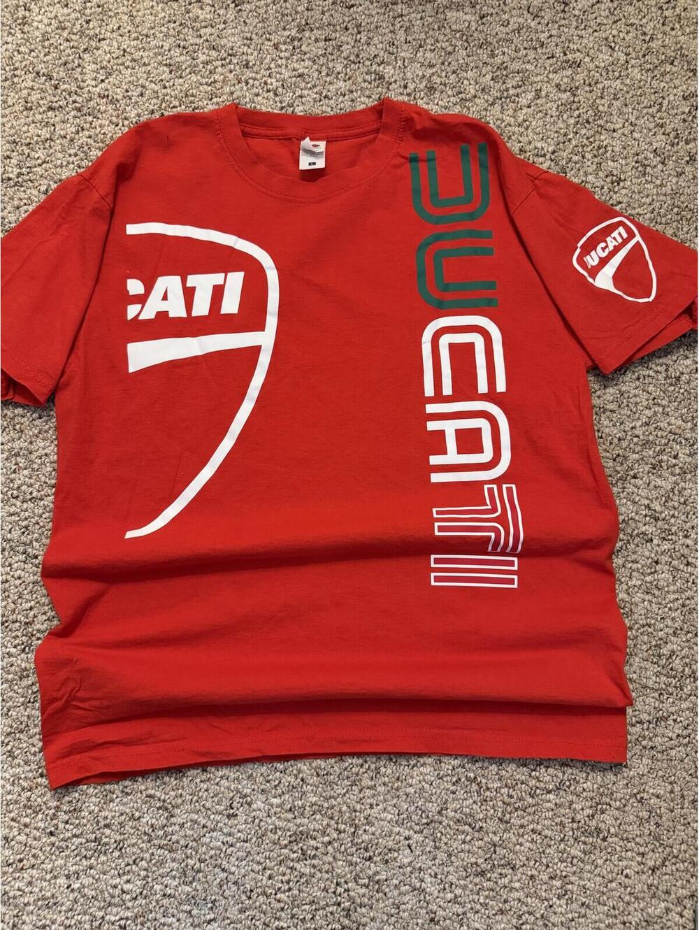 Ducati Fruit of the Loom red cotton tee